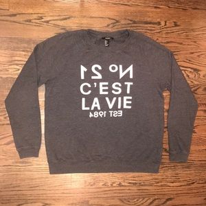 Womens Juniors Forever 21 Sweatshirt